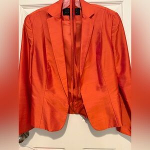 Women's Orange Blazer